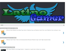 Tablet Screenshot of latinogamer.com